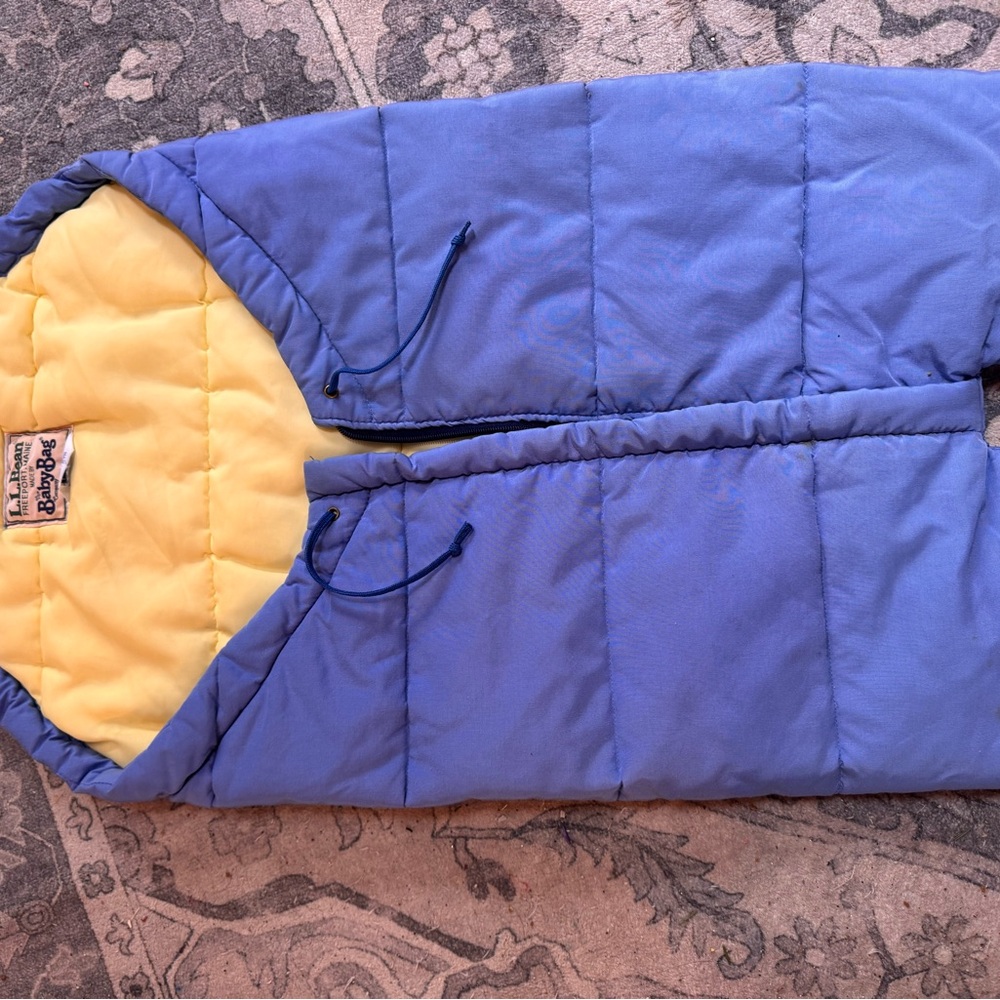 L.L. Bean Baby Bag 3 months- 2 years winter fall cozy bunting stroller car etc - Picture 2 of 6